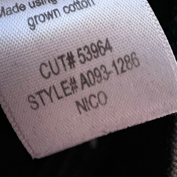 AGOLDE Nico High Rise Slim Jeans Size 26 Black - Picture 13 of 14